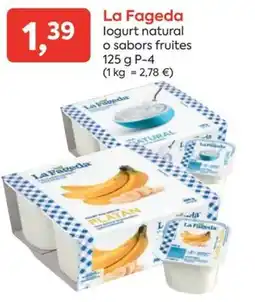 SPAR LA FAGEDA logurt natural o sabors fruites oferta