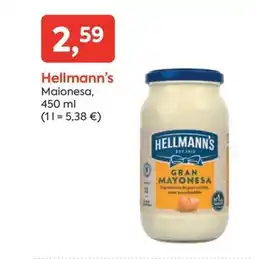 SPAR HELLMANN'S Maionesa oferta
