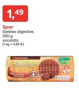 SPAR SPAR Galetes digestive xocolata oferta