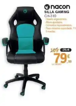E.Leclerc NACON Silla gaming ch-310 oferta