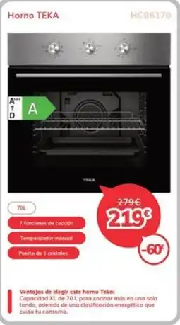 Mi electro TEKA Horno oferta