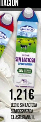 Claudio Leche sin lactosa semidesnatada cl asturiana oferta