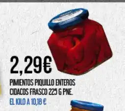 Claudio Pimientos piquillo enteros cidacos frasco oferta