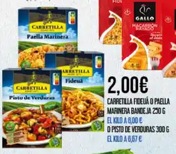 Claudio Carretilla fideuá o paella marinera bandeja oferta