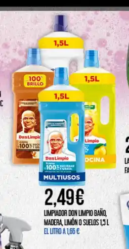 Claudio Limpiador don limpio baño, madera, limón o suelos oferta