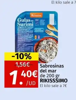 Maskom Supermercados RIKISSŠIMO Sabrosinas del mar oferta