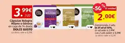 Maskom Supermercados DOLCE GUSTO Cápsulas Bologna Milano o Génova en caja de 14 dosis oferta
