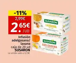 Maskom Supermercados SUSARON Infusión adelgasana/ laxana oferta