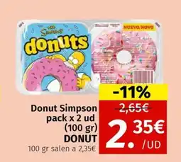 Maskom Supermercados DONUT Simpson oferta
