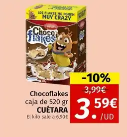 Maskom Supermercados CUÉTARA Chocoflakes oferta