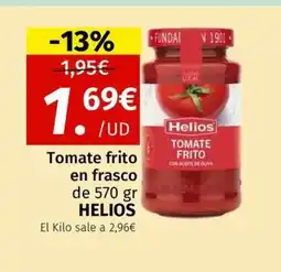Maskom Supermercados HELIOS Tomate frito en frasco oferta