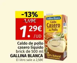 Maskom Supermercados GALLINA BLANCA Caldo de pollo casero líquido oferta