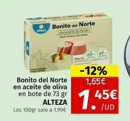 Maskom Supermercados ALTEZA Bonito del Norte en aceite de oliva oferta