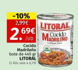 Maskom Supermercados LITORAL Cocido Madrileño oferta