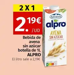 Maskom Supermercados ALPRO Bebida de avena sin azúcar oferta