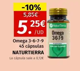 Maskom Supermercados NATURTIERRA Omega 3-6-7-9.45 cápsulas oferta