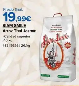 Costco SIAM SMILE Arroz Thai Jazmín oferta