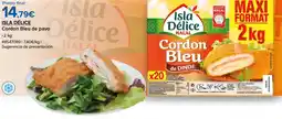 Costco ISLA DÉLICE Cordon Bleu de pavo oferta