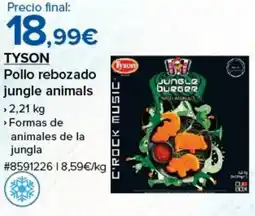 Costco TYSON Pollo rebozado jungle animals oferta