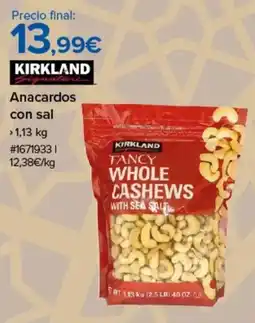 Costco KIRKLAND Anacardos con sal oferta