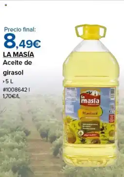 Costco LA MASÍA Aceite de girasol oferta
