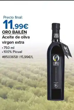 Costco ORO BAILÉN Aceite de oliva virgen extra oferta