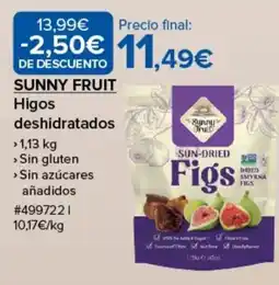 Costco SUNNY FRUIT Higos deshidratados oferta