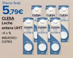 Costco CLESA Leche entera UHT oferta