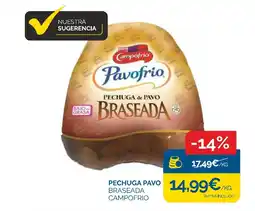 Supermercados La Despensa CAMPOFRIO Pechuga pavo braseada oferta