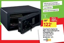 Leroy Merlin Home - caja fuerte digital de fia+lava emergencia oferta