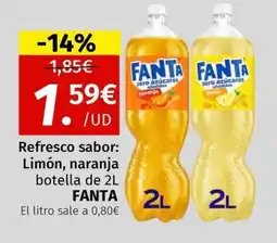 Maskom Supermercados FANTA Refresco sabor Limón, naranja oferta