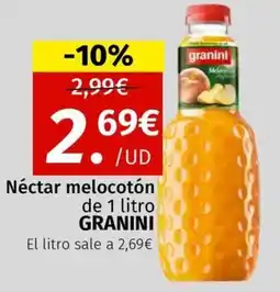 Maskom Supermercados GRANINI Néctar melocotón oferta