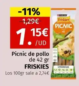 Maskom Supermercados FRISKIES Picnic de pollo oferta