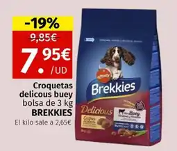 Maskom Supermercados BREKKIES Croquetas delicous buey oferta