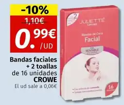 Maskom Supermercados CROWE Bandas faciales + 2 toallas oferta