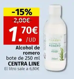 Maskom Supermercados CENTRA LINE Alcohol de romero oferta