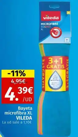 Maskom Supermercados VILEDA Bayeta microfibra XL oferta