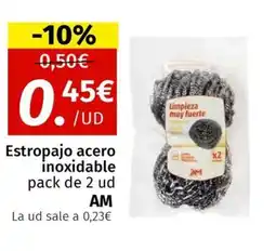 Maskom Supermercados AM Estropajo acero inoxidable oferta