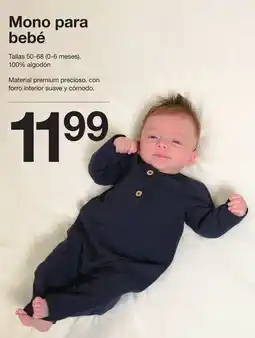 Zeeman Mono para bebé oferta