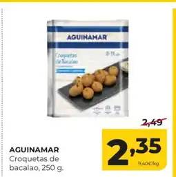 Alimerka AGUINAMAR Croquetas de bacalao oferta