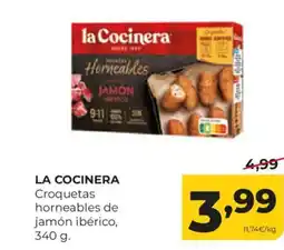 Alimerka LA COCINERA Croquetas horneables de jamón ibérico oferta