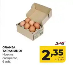 Alimerka GRANJA TARAMUNDI Huevos camperos oferta