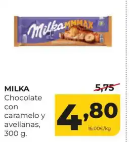 Alimerka MILKA Chocolate con caramelo y avellanas oferta