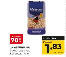 Alimerka LA ASTURIANA Garbanzos extra 3 siluetas oferta