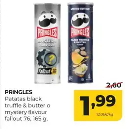 Alimerka PRINGLES Patatas black truffle & butter o mystery flavour fallout 76 oferta