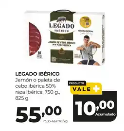 Alimerka LEGADO IBÉRICO Jamón o paleta de cebo ibérica 50% raza ibérica oferta