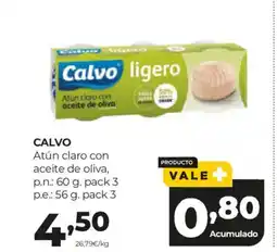 Alimerka CALVO Atún claro con aceite de oliva oferta
