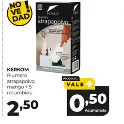 Alimerka KERKOM Plumero atrapapolvo, mango +5 recambios oferta
