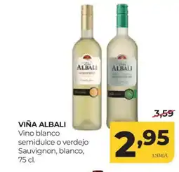 Alimerka VIÑA ALBALI Vino blanco semidulce o verdejo Sauvignon, blanco, oferta