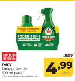 Alimerka FAIRY Spray prelavado oferta